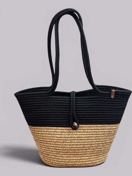Wicker Multicolour Beach Bag
