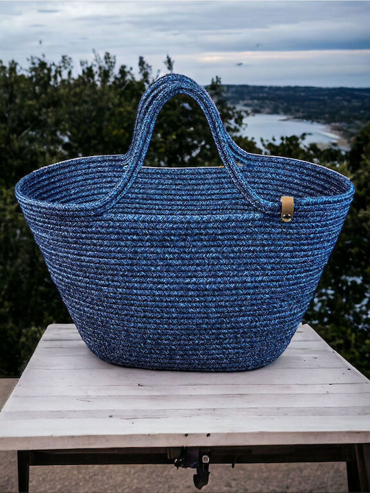 Mehrfarbige Korbweide Strandtasche