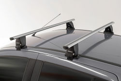 Menabo Aluminum Car Roof Bars Delta L for Opel Frontera 5D Set with Roof Rack Legs Silver Menabo Aluminum Car Roof Bars Delta L for Opel Frontera 5D Set with Roof Rack Legs Silver