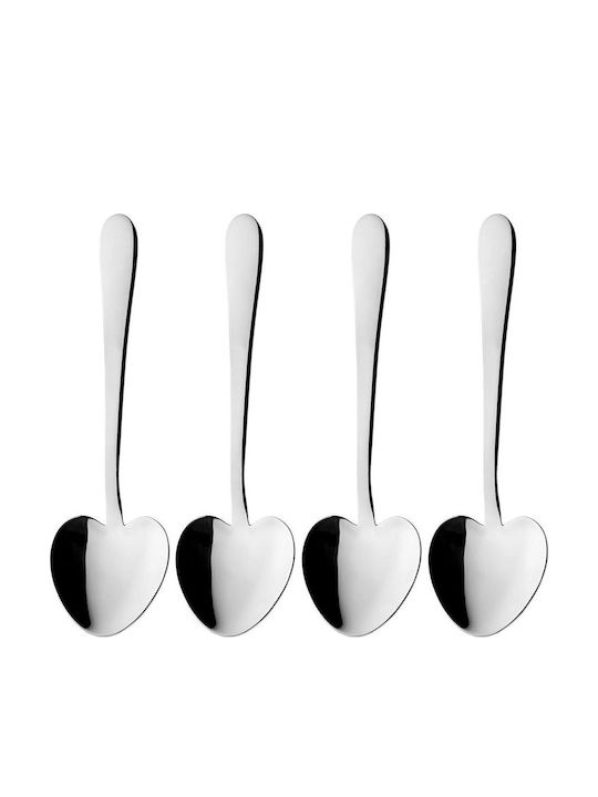 Grunwerg Windsor Dessert / Eiscreme Löffel Rostfreier Stahl Silber 14,5cm 4 Stück