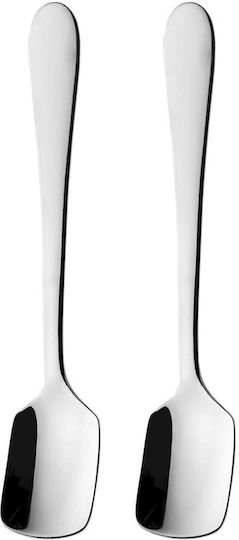 Grunwerg Windsor Set Spoons Dessert Ice Cream Stainless Steel Silver 15.5cm 2 Pieces