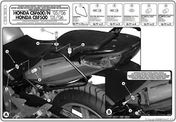 Kappa Moto Странични Монтажи За Honda CBF 500 / CBF 600 / CBF 1000 06-09