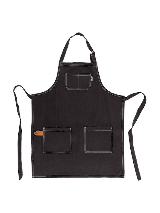 Tiseco Havana Black Kitchen Apron 85x70cm