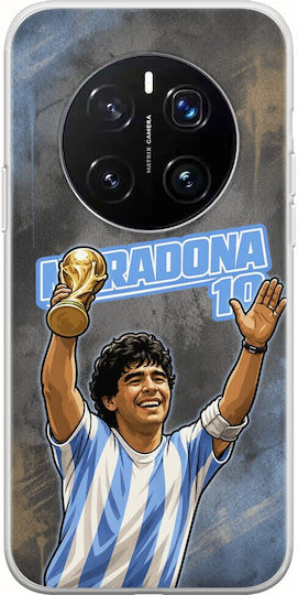 Husă World Stars Collection Diego Maradona Honor Magic7 Pro TPU Flexibil Silicon Transparent
