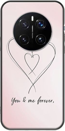 Θήκη Valentine's Day Forever Connected Hearts Honor Magic7 Pro Black Tpu Μαύρη Σιλικόνη