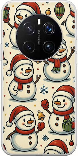 Husă Festive Friends Om De Zăpadă Honor Magic7 Pro TPU Flexibil Silicon Transparent