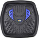 Autoline Rear Car Mats 2pcs Raised Sides Blue