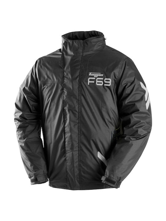 Furygan Männliche Motorrad-Regenjacke Schwarz Farbe