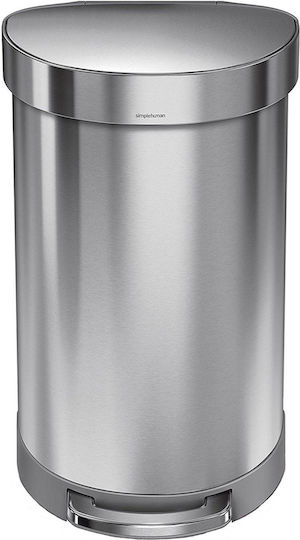 Simplehuman Simplehuman Κάδος Απορριμμάτων από Inox με Πεντάλ 45lt