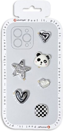 3D Stickers Διακοσμητικό Αυτοκόλλητο για Κινητά Panda