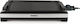 Daewoo Tisch Elektrischer Grill mit Glatter und Gerillter Platte 2000W mit Einstellbarem Thermostat 37,5x25cm