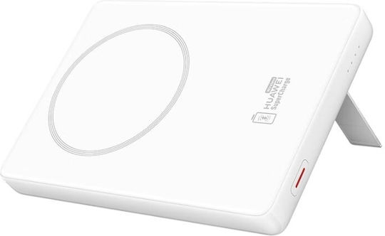 Huawei Baterie Externă MagSafe 5000mAh Cu Port De Ieșire USB-C Albă