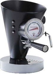 Casa Bugatti Diva Espressomaschine 1700W Druck 15bar Schwarze Casa Bugatti Diva Espressomaschine 1700W Druck 15bar Schwarze