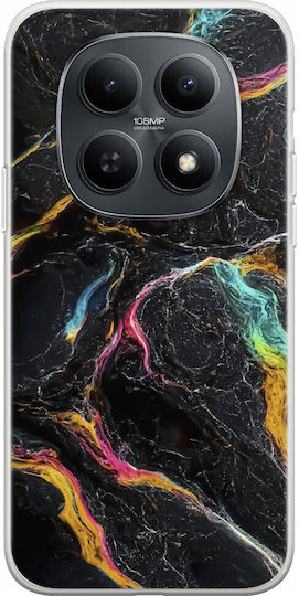 Husă Cracked Marble Colorată Xiaomi Poco M8 5g Flexibilă TPU Transparentă Silicon