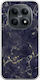 Frogs Handyhülle Agate Stein Dunkelblau Xiaomi Poco M8 5g Flexible Tpu Transparente Silikon
