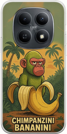 Калъф Brainrot Chimpanzini Bananini Xiaomi Poco M8 5g Гъвкав TPU Прозрачен Силикон