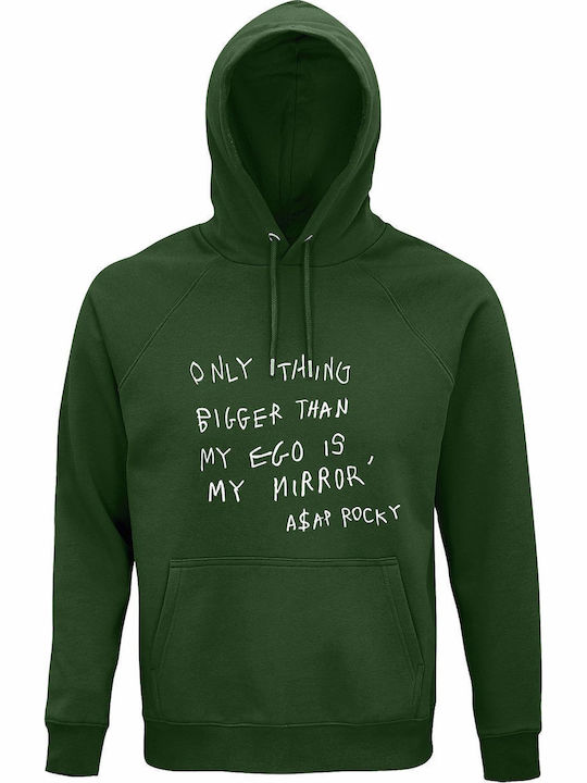 Hoodie Organic Unisex " Asap Rocky Bigger Ego Q...