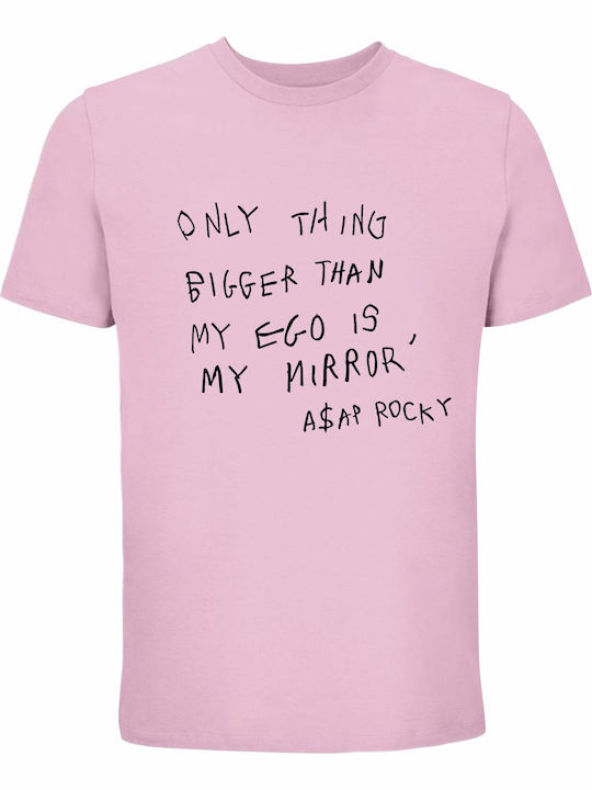 T-shirt Унисекс Light Розов Asap Rocky Bigger E...