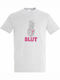 T-shirt Unsiex " Pineapple Slut Funny Summer Funny Fruit " Ash