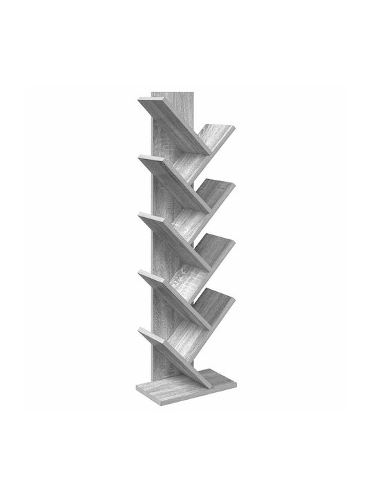 Grey Sonoma Bookcase 30x18x100cm