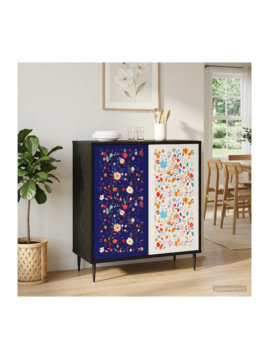 Bufet Mainz din lemn Stejar Negru 69x33x76cm