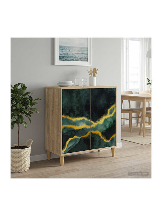 Sideboard Wijhe Wooden Sonoma 69x33x75cm