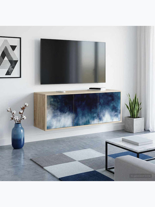 TV-Ständer Raalte Eiche M102xP33xH40cm