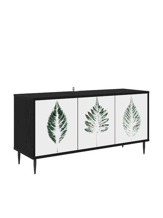 Hanau TV Stand Black Oak 102x33x51cm