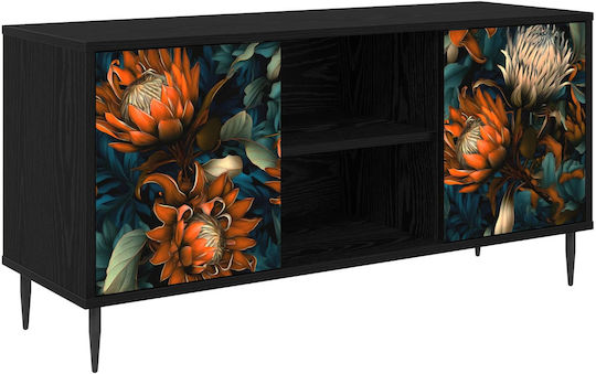 TV-Ständer Lochem Schwarz Drossel M102xP33xH51cm