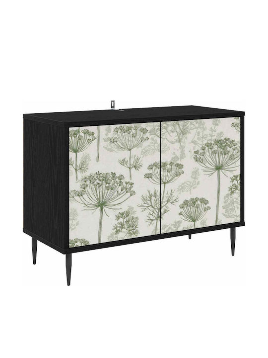 TV-Ständer Gotha Schwarz Drossel M69xT33xH50.5cm