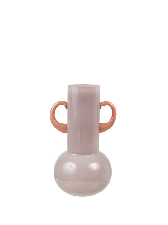 Zen Collection Dekorative Vase Glas Lila 13x13xH23cm