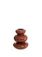 Zen Collection Dekorative Glasvase Rote 16,8x16,8xH20,5cm