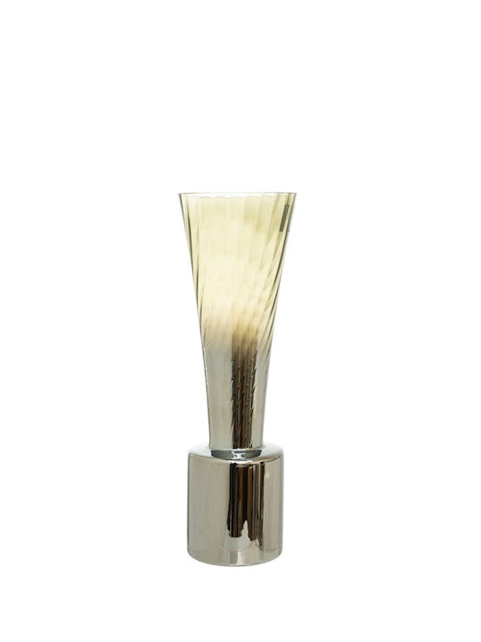 Zen Collection Decorative Green Glass Vase 13x1...
