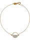Savvas Design Damen Armband aus 14K Gold mit Zirkon ABRA05291