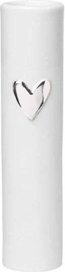 Raeder Set Decorative Porcelain Vases Love Silver H17cm