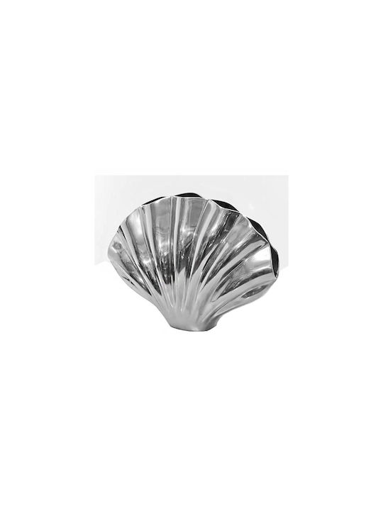 Zaros Zaros Dekorative Aluminium Vase Silber