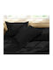 Viopros Basic Single Bed Sheet 160x260cm Black