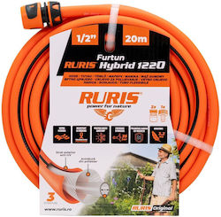 Ruris Hybrid1220 Furtun Gradinarit 30 M 1/2 Inch 3 Straturi Polifuziune 35 Bar Anti-răsucire