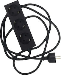 Pedestal Steckdosenleiste 3 Steckdosen mit Kabel 2m Pedestal Steckdosenleiste 3 Steckdosen mit Kabel 2m