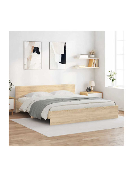 Wandbettrahmen King Size Holzsophia mit Lattenr...