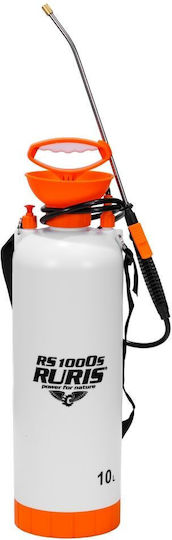 Ruris Rs 1000s – Manual Backpack Sprayer 10 L 2-3 Bar Metal Lance Safety Valve