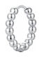Luca Barra Single Steel Hoop Earring
