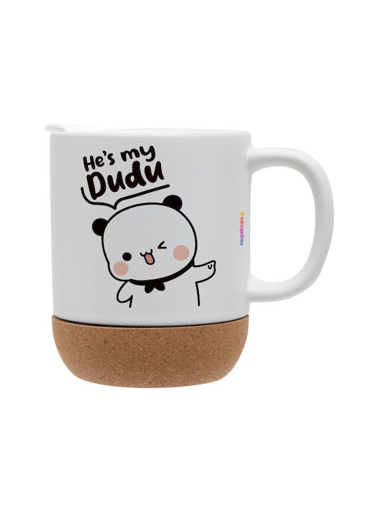 Koupakoupa He's My Dudu Ceramic Mug with Lid 330ml