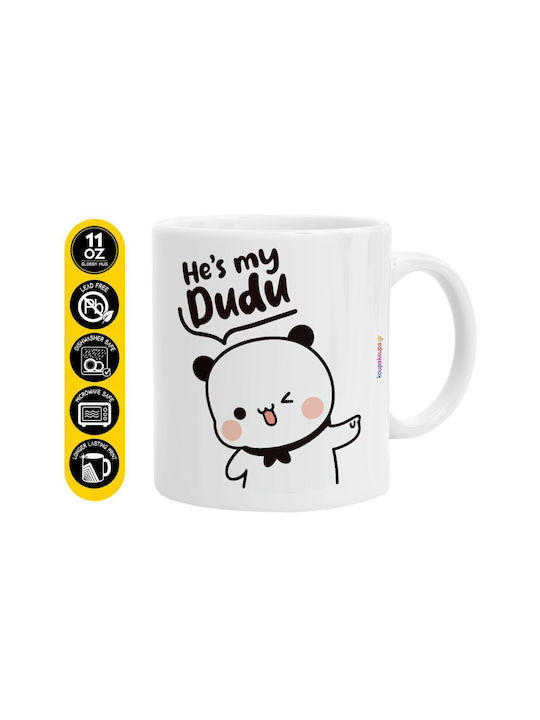 Koupakoupa He's My Dudu Ceramic Mug Brown 330ml