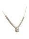 Kontopoulos Necklace Made of 14K Gold with Zircon