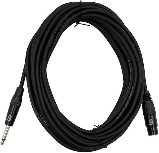 Tune XLR male Cable Black 10m P62TU011