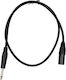 Tune Cable XLR male - XLR male Μαύρο 1m P62TU019