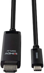 Lindy HDMI-Stecker - HDMI-Stecker 1m Schwarz