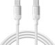Joyroom Серия кабел USB-C мъжки - USB-C 60W Бял...