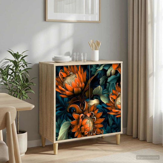 Sideboard Lochem Wooden Sonoma 69x33x75cm